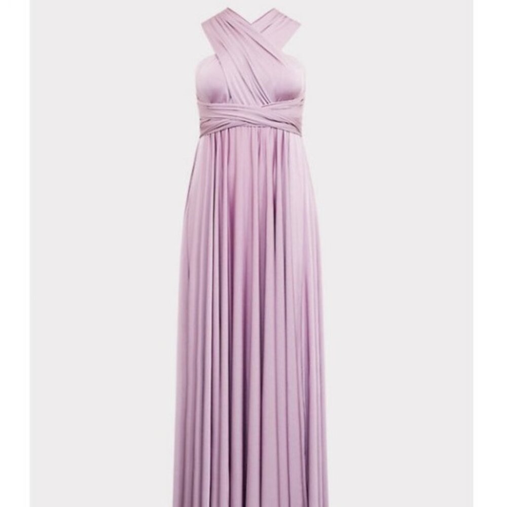 Torrid Womens Size 12 0X Convertible Maxi Dress NWT Purple Lavender Bridesmaid